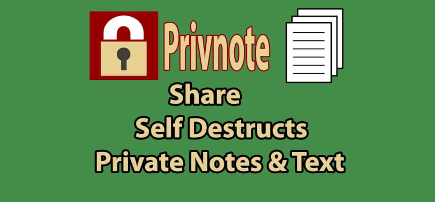 You are currently viewing Αποστολή μηνυμάτων με το privnote
